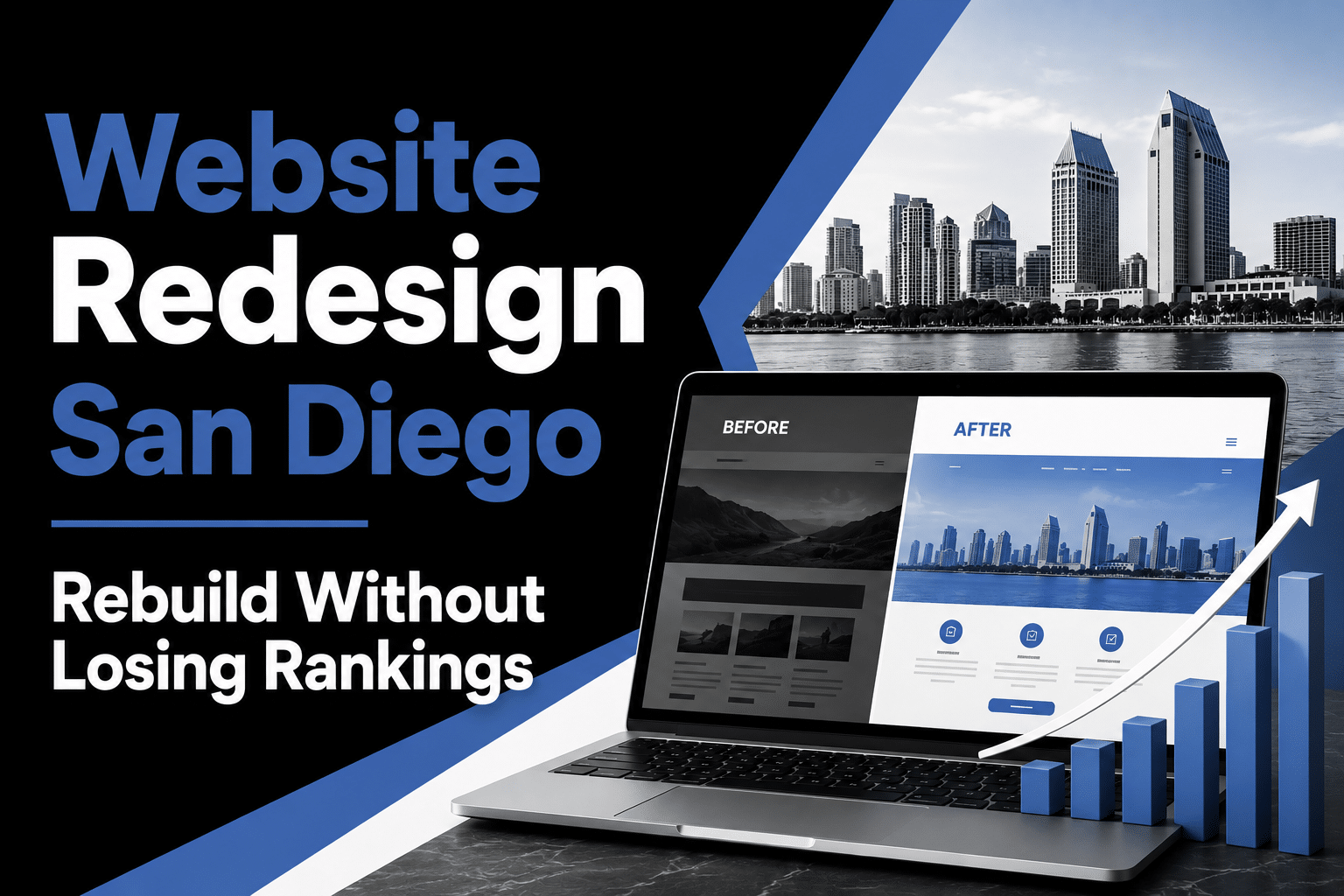 Website Redesign San Diego — Rebuild Without Losing Rankings