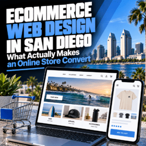 Ecommerce Web Design in San Diego- What Actually Makes an Online Store Convert
